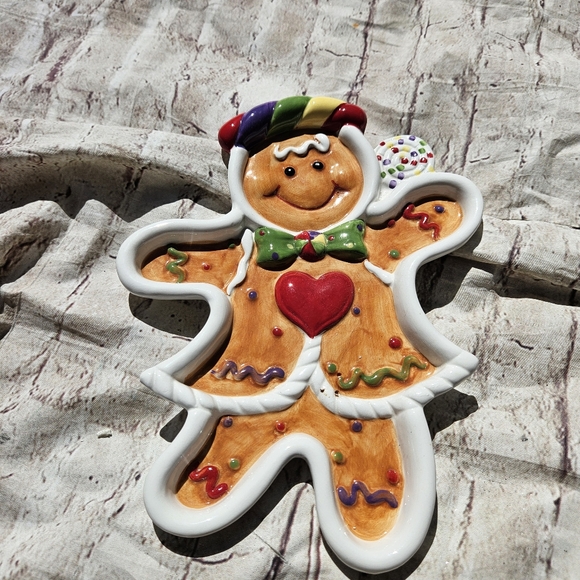 Cookies For Santa Milk And Fake Cookies Gingerbread Tray - Picture 2 of 6